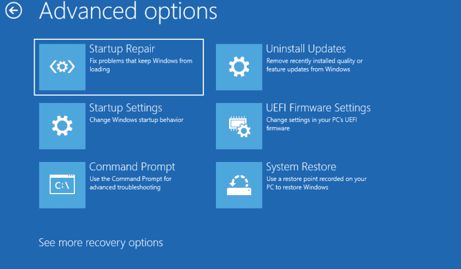 Windows Startup Repair fixing boot configuration data error