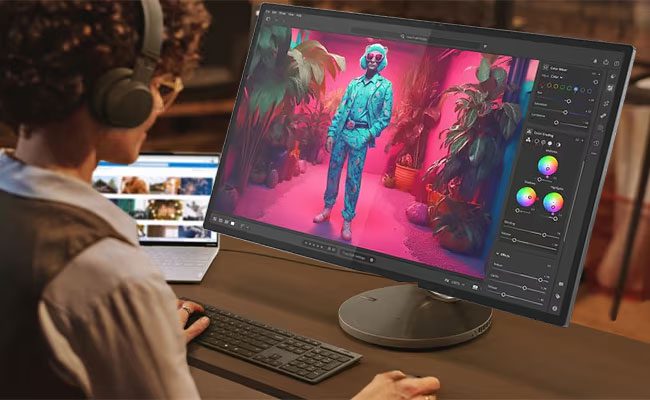 Lenovo technology products including laptops, servers, and enterprise IT infrastructure solutions