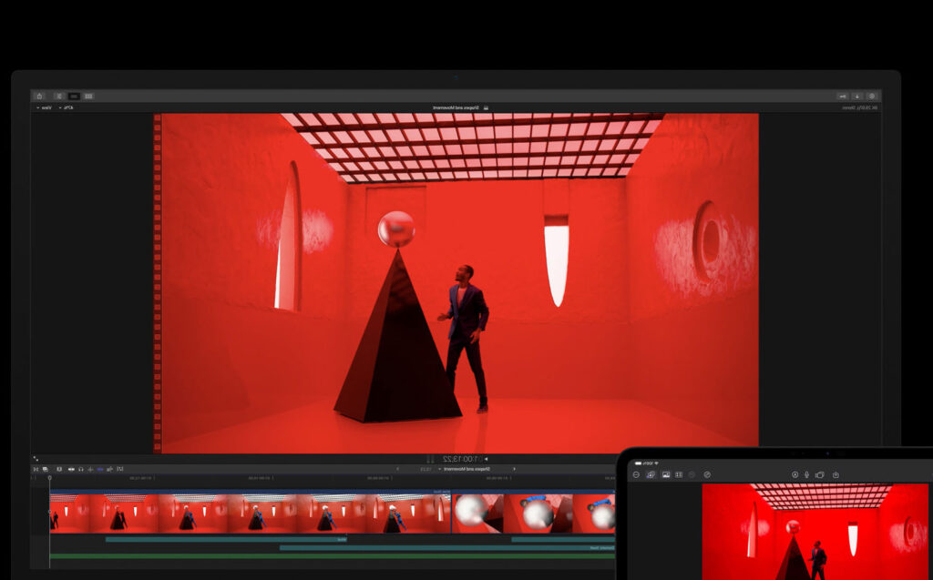 Final Cut Pro video editing interface included in Apple Creator Studio subscription