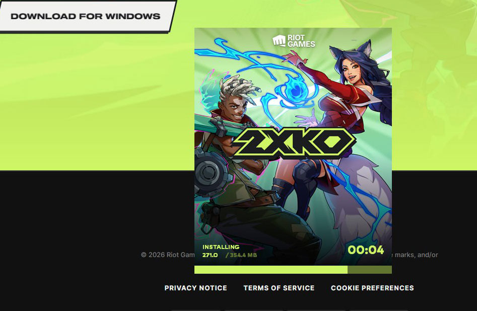 Riot Games 2XKO official artwork showing League of Legends characters in fighting game style